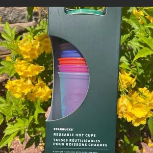 💖Starbucks🌈New Summer color reusable hot cups!